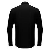 Silver Sophistication Button-Up Shirt BLACK